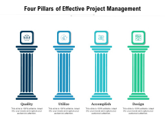 Four Pillars Of Effective Project Management Ppt PowerPoint Presentation Styles Mockup PDF Four Pillars Of Effective Project Management Ppt PowerPoint Presentation Styles Mockup PDF