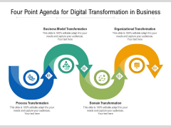 Four Point Agenda For Digital Transformation In Business Ppt PowerPoint Presentation Gallery Background PDF Four Point Agenda For Digital Transformation In Business Ppt PowerPoint Presentation Gallery Background PDF