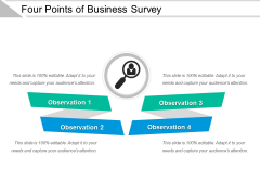 Four Points Of Business Survey Ppt PowerPoint Presentation Outline Vector PDF Four Points Of Business Survey Ppt PowerPoint Presentation Outline Vector PDF