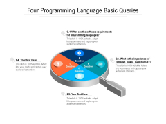 Four Programming Language Basic Queries Ppt PowerPoint Presentation Gallery Example File PDF Four Programming Language Basic Queries Ppt PowerPoint Presentation Gallery Example File PDF