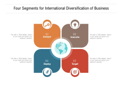 Four Segments For International Diversification Of Business Ppt PowerPoint Presentation Gallery Gridlines PDF Four Segments For International Diversification Of Business Ppt PowerPoint Presentation Gallery Gridlines PDF