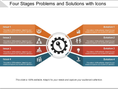 Four Stages Problems And Solutions With Icons Ppt PowerPoint Presentation Layouts Graphics Download PDF Four Stages Problems And Solutions With Icons Ppt PowerPoint Presentation Layouts Graphics Download PDF