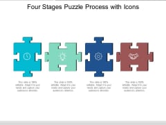 Four Stages Puzzle Process With Icons Ppt Powerpoint Presentation Infographics Images Four Stages Puzzle Process With Icons Ppt Powerpoint Presentation Infographics Images