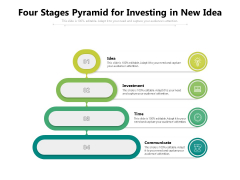 Four Stages Pyramid For Investing In New Idea Ppt PowerPoint Presentation Gallery Brochure PDF Four Stages Pyramid For Investing In New Idea Ppt PowerPoint Presentation Gallery Brochure PDF