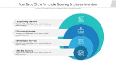 Four Steps Circle Template Showing Employee Interview Ppt PowerPoint Presentation Gallery Samples PDF Four Steps Circle Template Showing Employee Interview Ppt PowerPoint Presentation Gallery Samples PDF