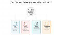 Four Steps Of Data Governance Plan With Icons Ppt PowerPoint Presentation Gallery Tips PDF Four Steps Of Data Governance Plan With Icons Ppt PowerPoint Presentation Gallery Tips PDF