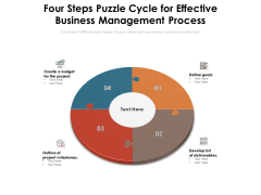 Four Steps Puzzle Cycle For Effective Business Management Process Ppt PowerPoint Presentation Professional Background Image PDF Four Steps Puzzle Cycle For Effective Business Management Process Ppt PowerPoint Presentation Professional Background Image PDF