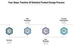 Four Steps Timeline Of Detailed Product Design Process Ppt PowerPoint Presentation Icon Infographics PDF Four Steps Timeline Of Detailed Product Design Process Ppt PowerPoint Presentation Icon Infographics PDF