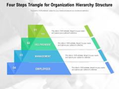 Four Steps Triangle For Organization Hierarchy Structure Ppt PowerPoint Presentation File Icons PDF Four Steps Triangle For Organization Hierarchy Structure Ppt PowerPoint Presentation File Icons PDF