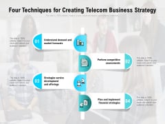 Four Techniques For Creating Telecom Business Strategy Ppt PowerPoint Presentation File Inspiration PDF Four Techniques For Creating Telecom Business Strategy Ppt PowerPoint Presentation File Inspiration PDF