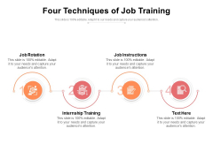 Four Techniques Of Job Training Ppt PowerPoint Presentation File Designs Download PDF Four Techniques Of Job Training Ppt PowerPoint Presentation File Designs Download PDF