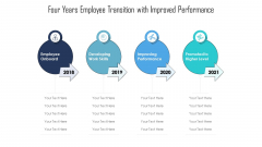 Four Years Employee Transition With Improved Performance Ppt PowerPoint Presentation Summary Master Slide PDF Four Years Employee Transition With Improved Performance Ppt PowerPoint Presentation Summary Master Slide PDF