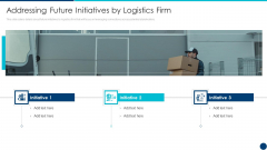 Freight Forwarding Agency Addressing Future Initiatives By Logistics Firm Ppt Inspiration Ideas PDF Freight Forwarding Agency Addressing Future Initiatives By Logistics Firm Ppt Inspiration Ideas PDF