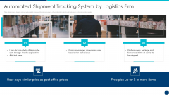 Freight Forwarding Agency Automated Shipment Tracking System By Logistics Firm Ppt Pictures Clipart Images PDF Freight Forwarding Agency Automated Shipment Tracking System By Logistics Firm Ppt Pictures Clipart Images PDF