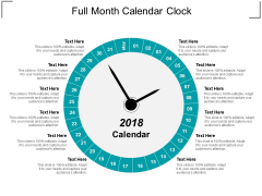 Full Month Calendar Clock Ppt Powerpoint Presentation Infographic Template Clipart Full Month Calendar Clock Ppt Powerpoint Presentation Infographic Template Clipart
