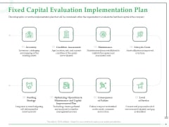 Funds Requisite Evaluation Fixed Capital Evaluation Implementation Plan Information PDF Funds Requisite Evaluation Fixed Capital Evaluation Implementation Plan Information PDF