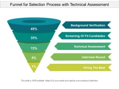 Funnel For Selection Process With Technical Assessment Ppt PowerPoint Presentation Infographic Template Graphics PDF Funnel For Selection Process With Technical Assessment Ppt PowerPoint Presentation Infographic Template Graphics PDF