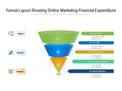 Funnel Layout Showing Online Marketing Financial Expenditure Ppt PowerPoint Presentation Icon Show PDF Funnel Layout Showing Online Marketing Financial Expenditure Ppt PowerPoint Presentation Icon Show PDF