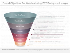 Funnel Objectives For Web Marketing Ppt Background Images