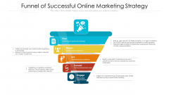 Funnel Of Successful Online Marketing Strategy Ppt Infographic Template Sample PDF