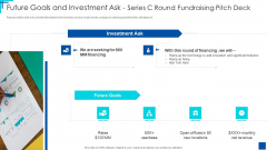 Future Goals And Investment Ask Series C Round Fundraising Pitch Deck Ppt Layouts Good PDF