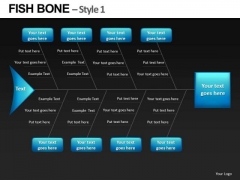 Fishbone Diagram PowerPoint Slides Fishbone Diagram PowerPoint Slides