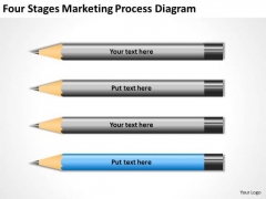 Four Stages Marketing Process Diagram Standard Business Plan PowerPoint Slides Four Stages Marketing Process Diagram Standard Business Plan PowerPoint Slides