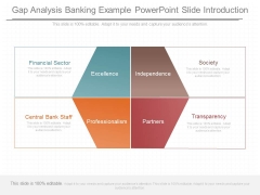 Gap Analysis Banking Example Powerpoint Slide Introduction