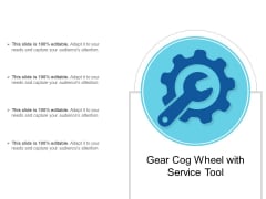 Gear Cog Wheel With Service Tool Ppt PowerPoint Presentation File Images PDF Gear Cog Wheel With Service Tool Ppt PowerPoint Presentation File Images PDF