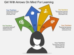Girl With Arrows On Mind For Learning Powerpoint Templates Girl With Arrows On Mind For Learning Powerpoint Templates