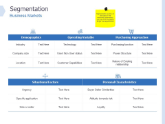 Global Market Segmentation Segmentation Demographics Ppt PowerPoint Presentation Summary Deck PDF