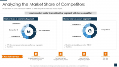 Go To Market Strategy For New Product Analyzing The Market Share Of Competitors Portrait PDF Go To Market Strategy For New Product Analyzing The Market Share Of Competitors Portrait PDF