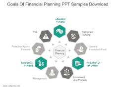 Goals Of Financial Planning Ppt Samples Download Goals Of Financial Planning Ppt Samples Download