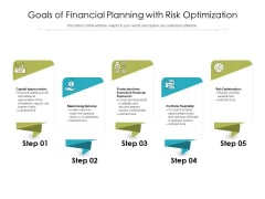 Goals Of Financial Planning With Risk Optimization Ppt PowerPoint Presentation Ideas Skills PDF Goals Of Financial Planning With Risk Optimization Ppt PowerPoint Presentation Ideas Skills PDF
