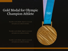 Gold Medal For Olympic Champion Athlete Ppt PowerPoint Presentation Slides Good PDF Gold Medal For Olympic Champion Athlete Ppt PowerPoint Presentation Slides Good PDF