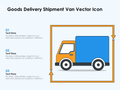 Goods Delivery Shipment Van Vector Icon Ppt PowerPoint Presentation Icon Ideas PDF Goods Delivery Shipment Van Vector Icon Ppt PowerPoint Presentation Icon Ideas PDF