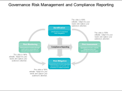 Governance Risk Management And Compliance Reporting Ppt Powerpoint Presentation Pictures Designs