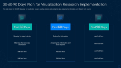 Graphical Representation Of Research IT 30 60 90 Days Plan For Visualization Diagrams PDF