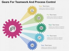 Gears For Teamwork And Process Control PowerPoint Template Gears For Teamwork And Process Control PowerPoint Template