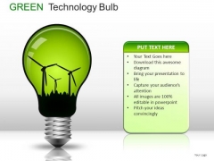 Globes Green Technology Bulb PowerPoint Slides And Ppt Diagram Templates