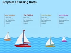 Graphics Of Sailings Boat PowerPoint Template