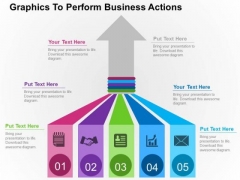 Graphics To Perform Business Actions PowerPoint Template Graphics To Perform Business Actions PowerPoint Template