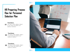 HR Preparing Process Flow For Personnel Selection Plan Ppt PowerPoint Presentation File Example Introduction PDF