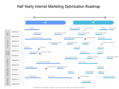 Half Yearly Internet Marketing Optimization Roadmap Infographics Half Yearly Internet Marketing Optimization Roadmap Infographics