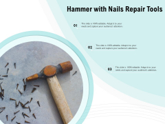 Hammer With Nails Repair Tools Ppt PowerPoint Presentation Ideas Structure PDF
