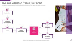 Handle Project Escalations Issue And Escalation Process Flow Chart Ppt Gallery Inspiration PDF