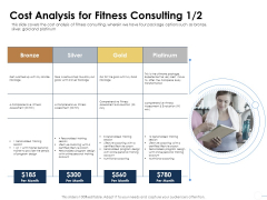 Health Cost Analysis For Fitness Consulting Gold Ppt Summary Demonstration PDF Health Cost Analysis For Fitness Consulting Gold Ppt Summary Demonstration PDF