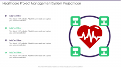 Healthcare Project Management System Project Icon Elements PDF