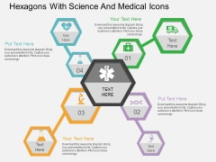 Hexagons With Science And Medical Icons Powerpoint Templates Hexagons With Science And Medical Icons Powerpoint Templates