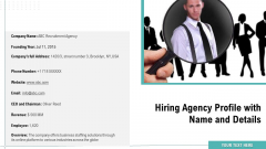 Hiring Agency Profile With Name And Details Ppt Slides Pictures PDF Hiring Agency Profile With Name And Details Ppt Slides Pictures PDF